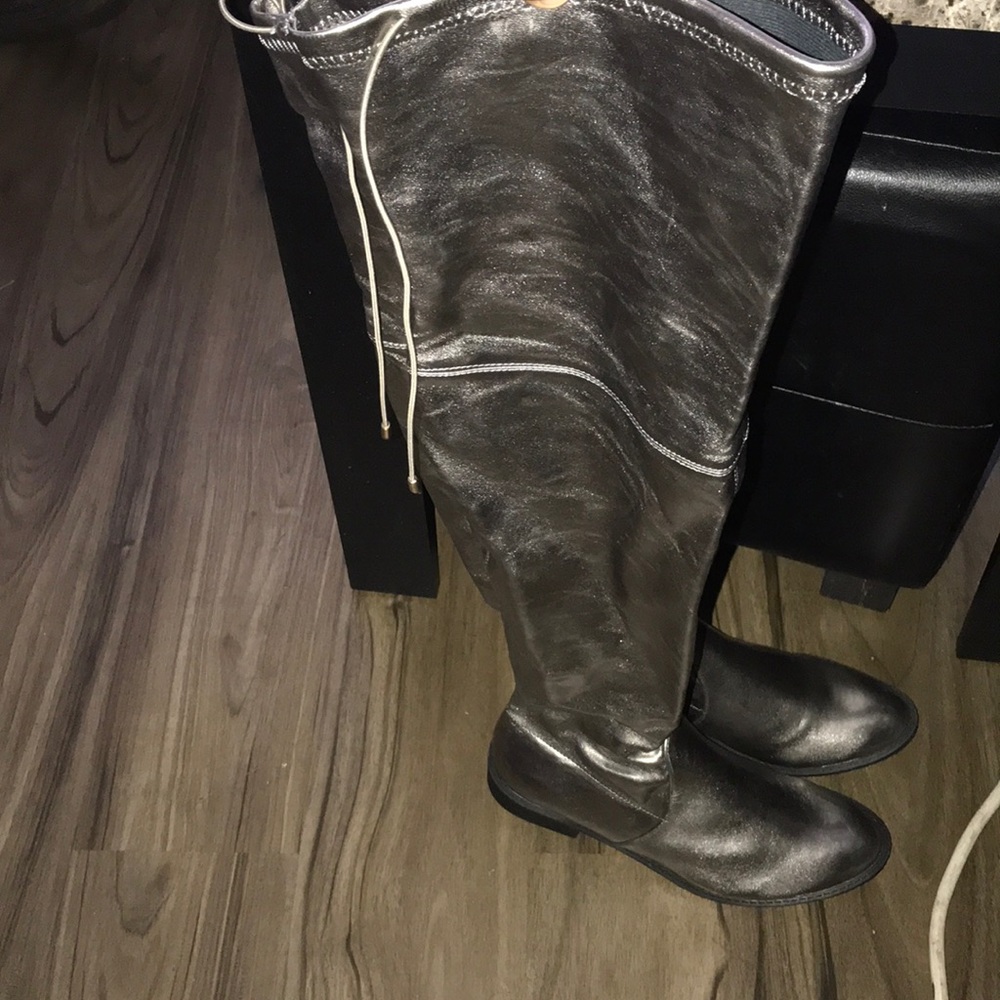 New Metallic Over the Knee Boots from Rue 21!